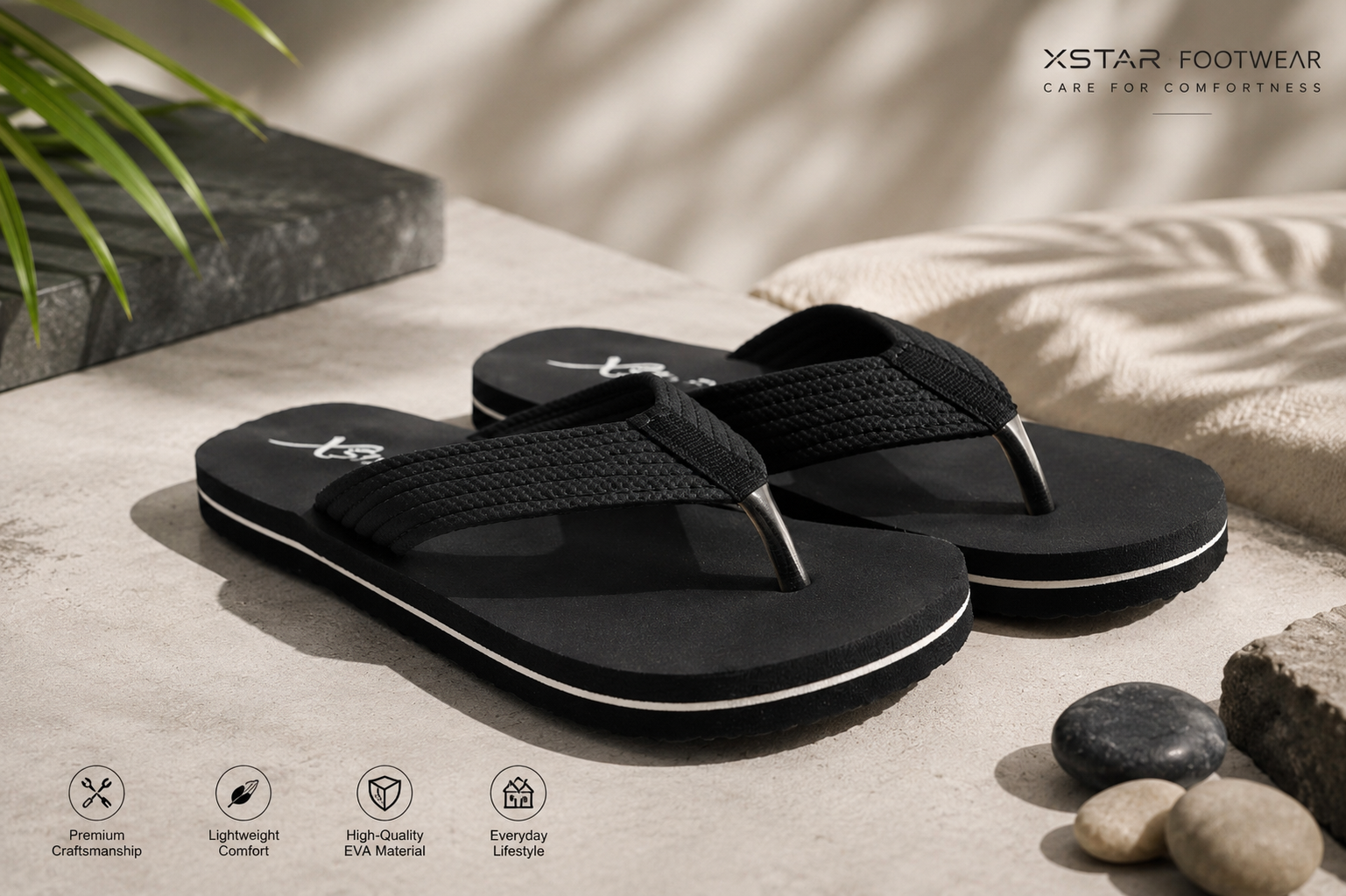 Men House Slippers from Xstar Footwear